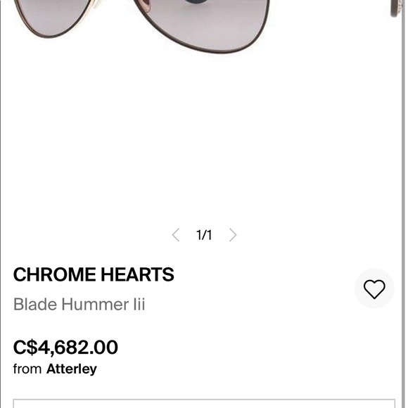 Chrome Hearts 2021 flagship model Blade Hummer III - Picture 13 of 13